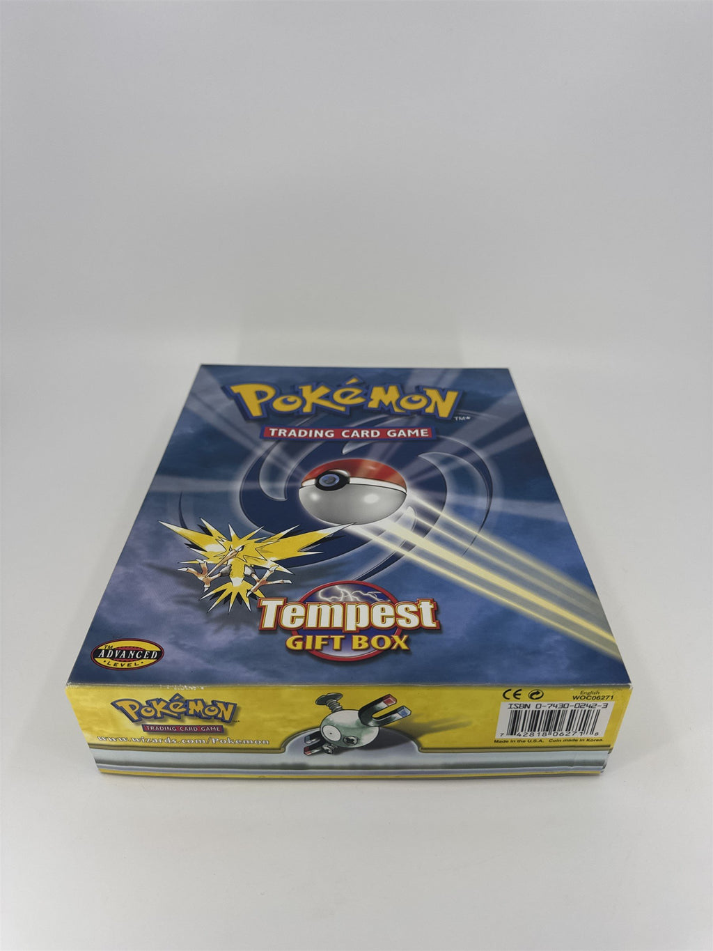 EMPTY BOX for Vintage Pokemon Trading Card Game Tempest Gift Box *EMPTY*