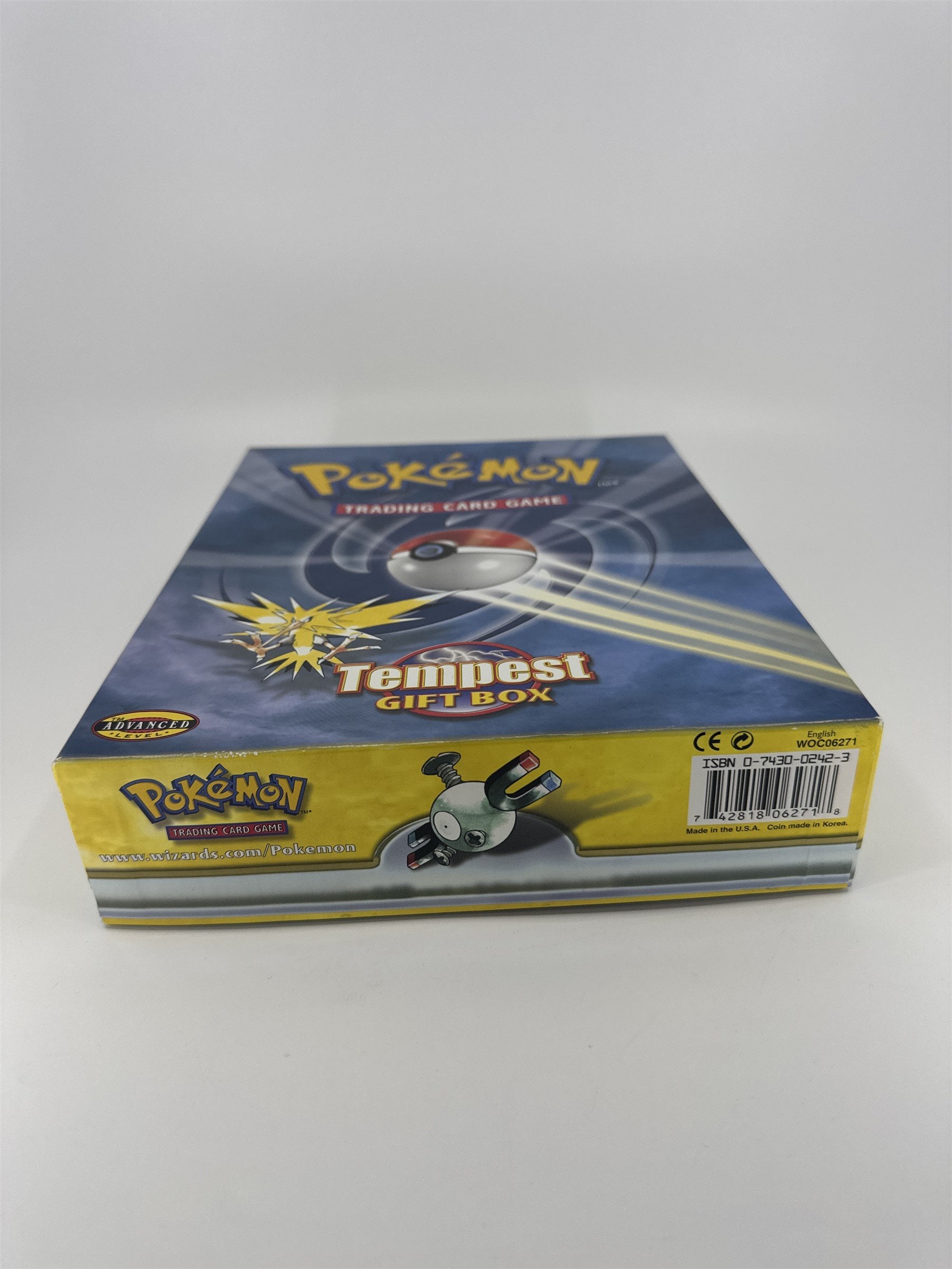 EMPTY BOX for Vintage Pokemon Trading Card Game Tempest Gift Box *EMPTY*