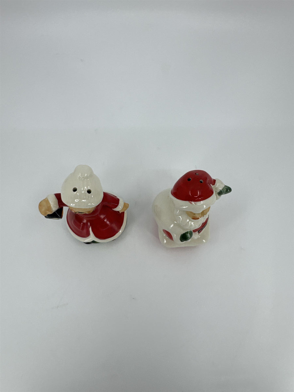 Vintage Lefton Exclusives Japan Santa and Mrs. Claus LAMP Salt Pepper Shakers