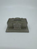 Vtg The White House Vintage 1930s Silvered Lead Metal Souvenir Money Coin Bank