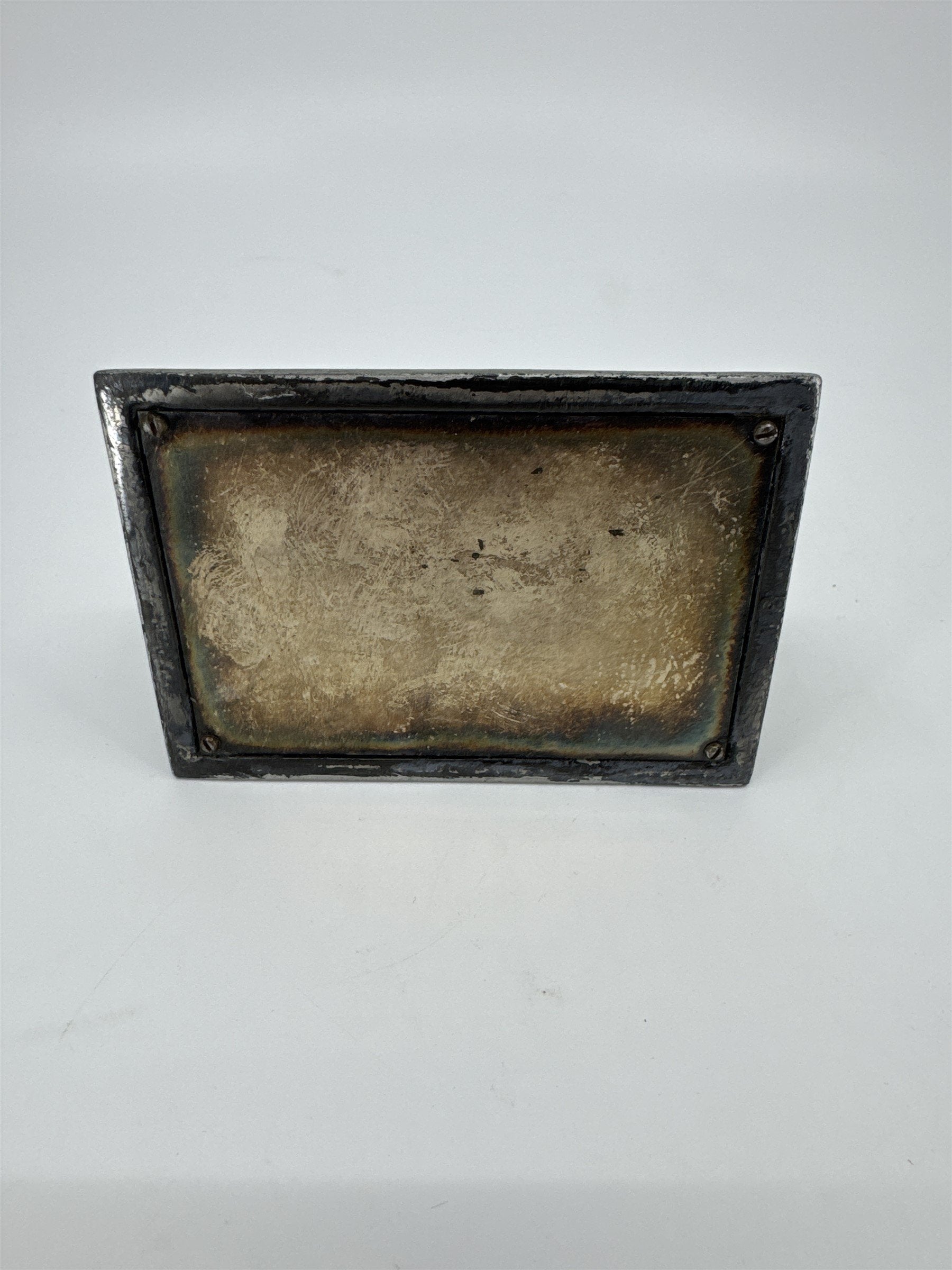Vtg The White House Vintage 1930s Silvered Lead Metal Souvenir Money Coin Bank
