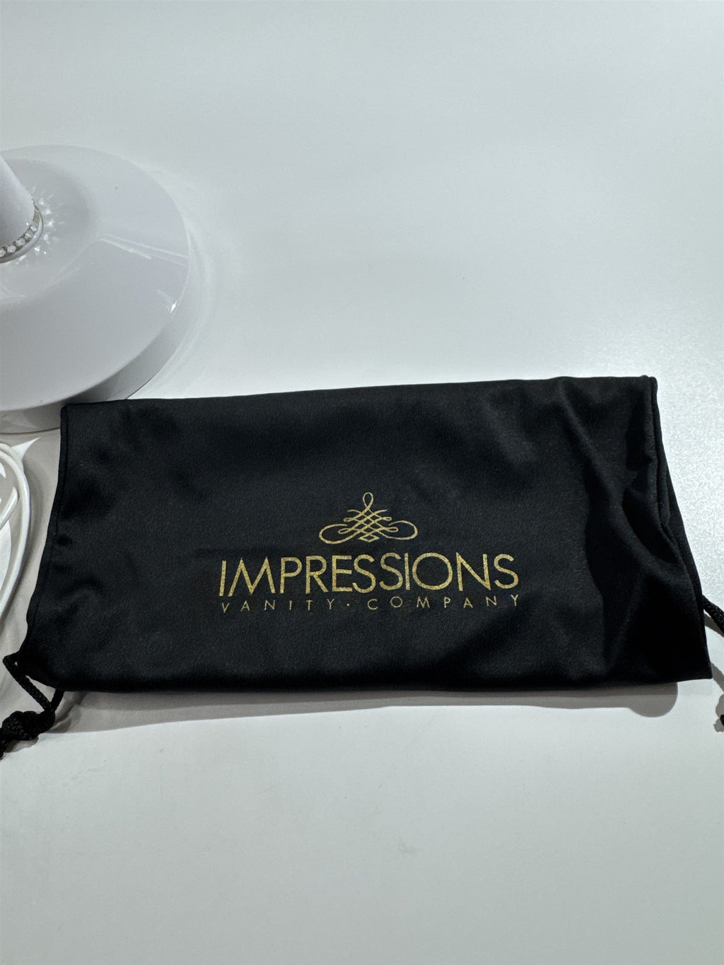 Impressions Vanity Handheld Stand Mirror RHINESTONE LED Battery Light Up