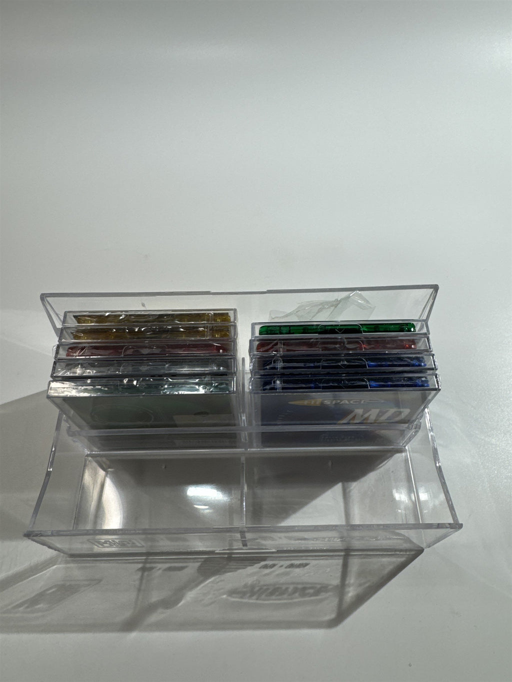 Lot of 9 EUC MD Memorex 74 Min Multicolor Mini Discs MD74 With Cases