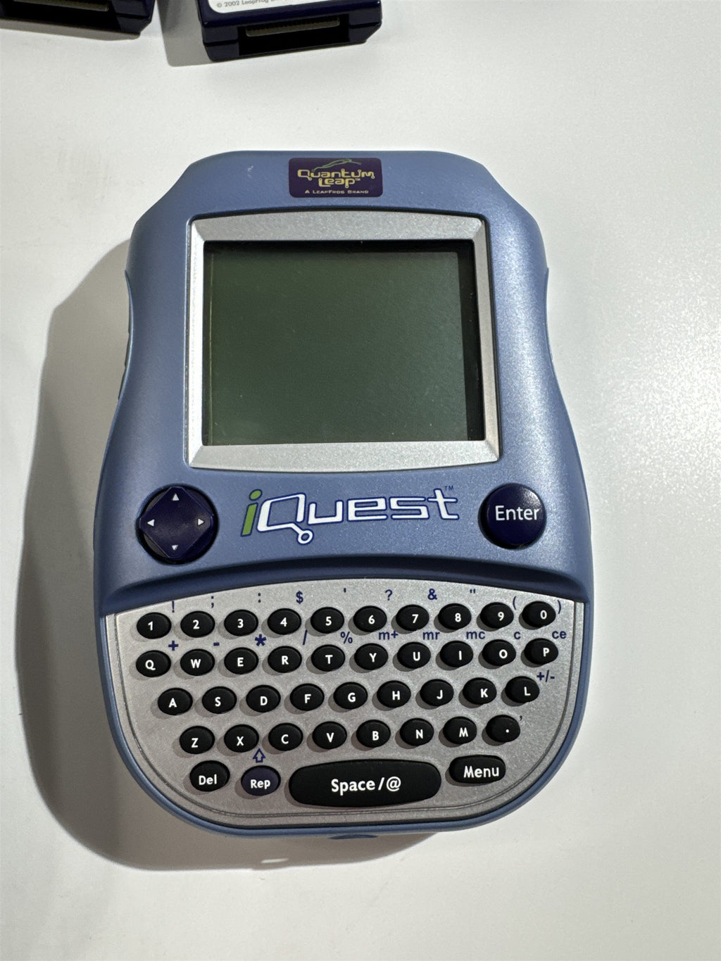 Quantum Leap iQuest Handheld Console Bundle w/ 5 Cartridges & Carrying Case