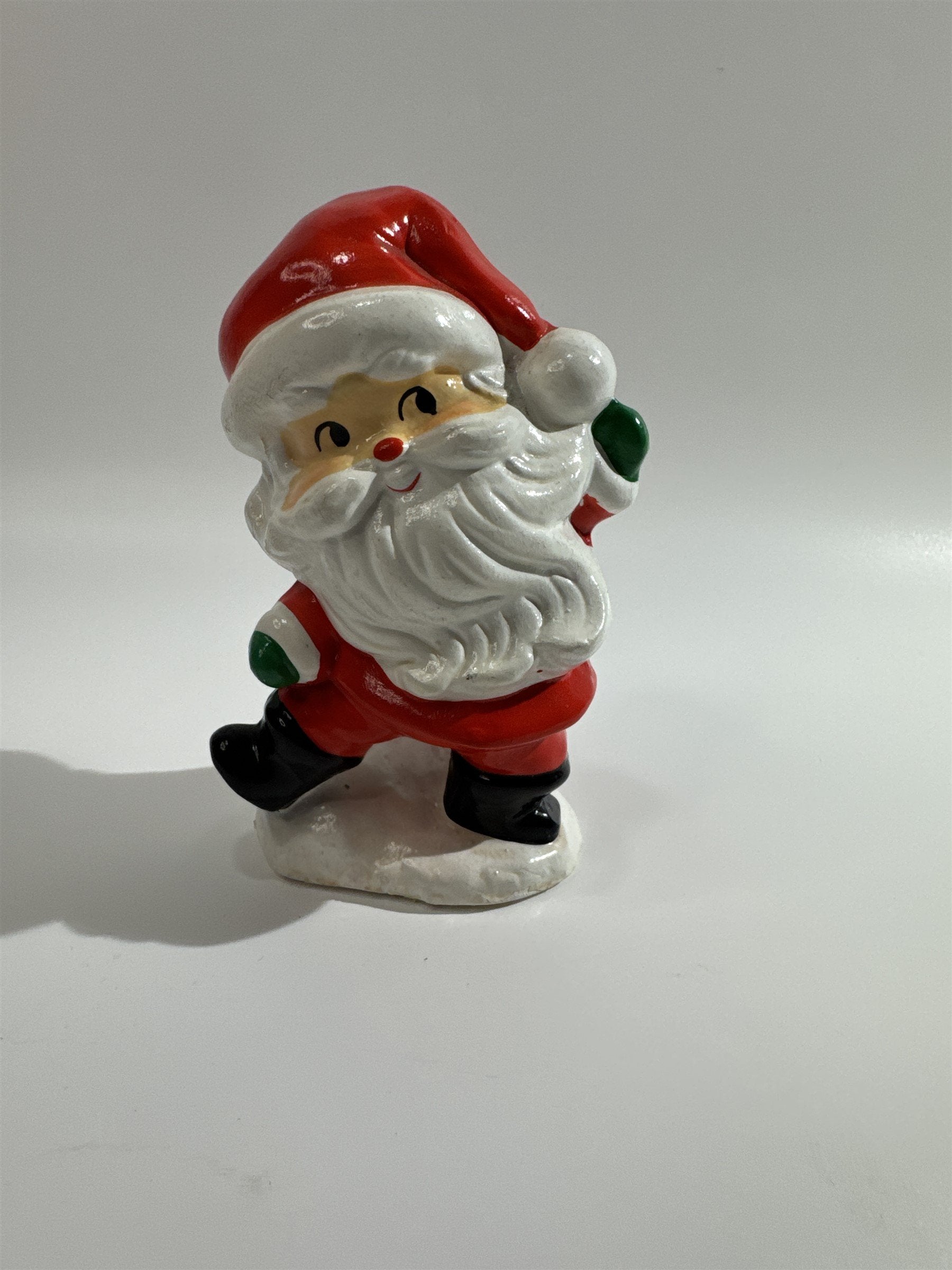 RB Made in Japan Christmas Santa Claus St Nick Happy Waving Santa