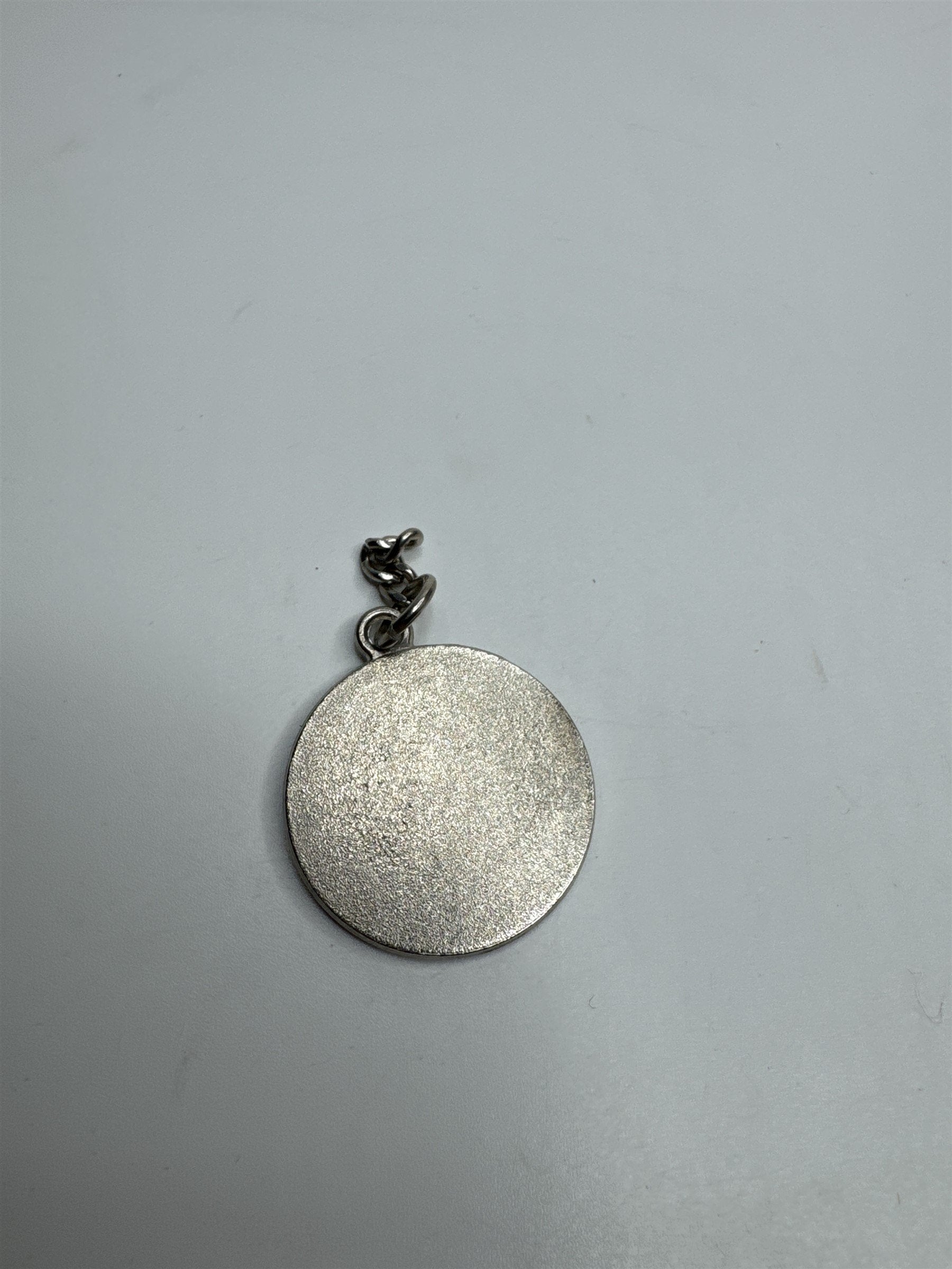Vintage Pokemon Medal Metal Charm Fob *104-E Pokeball Souvenir Gift