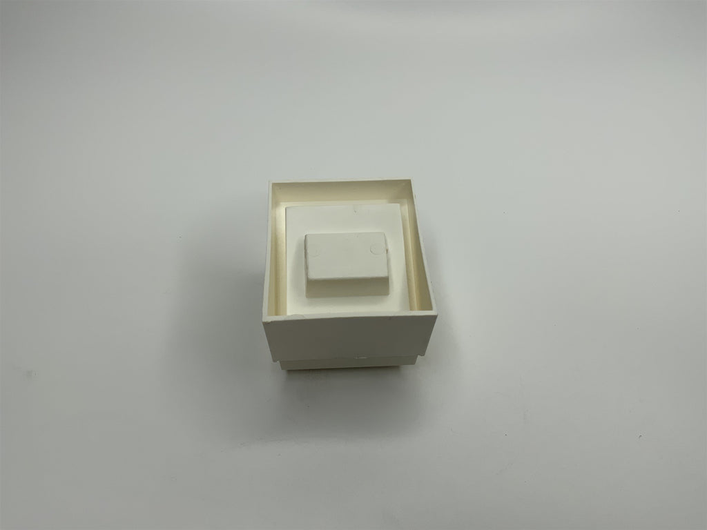 Alsten Co White Ring Jewelry Hard Plastic Presentation Box Vintage Custom