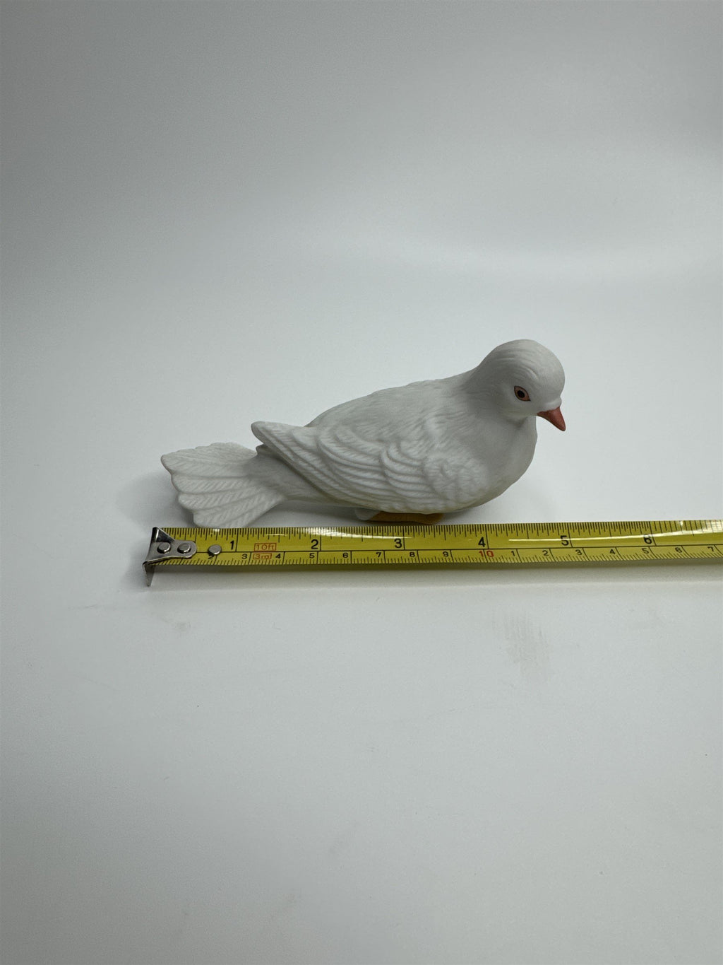 Vintage Homco Home Interiors #8856 White Porcelain Dove Pidgeon Figurine