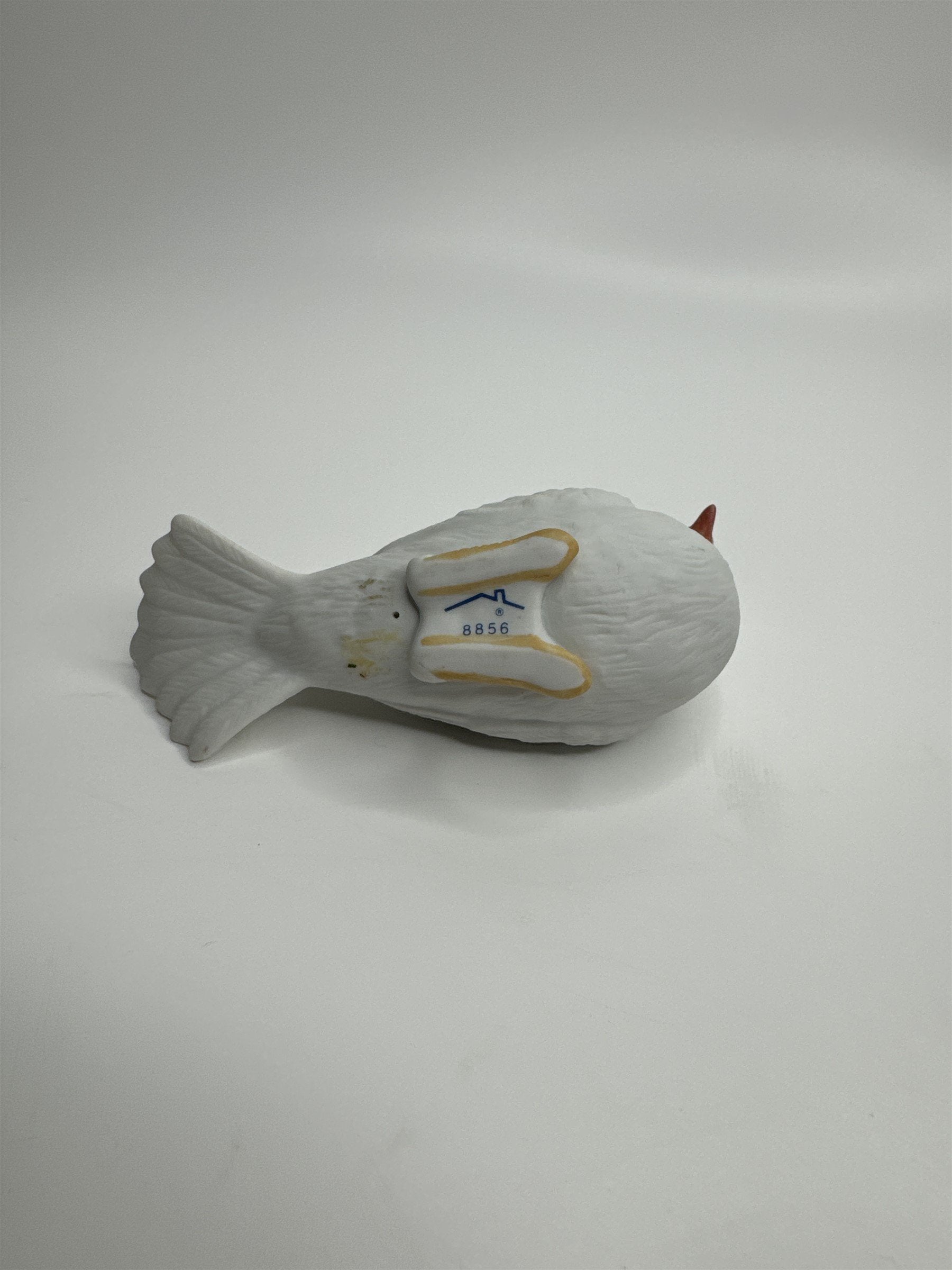 Vintage Homco Home Interiors #8856 White Porcelain Dove Pidgeon Figurine