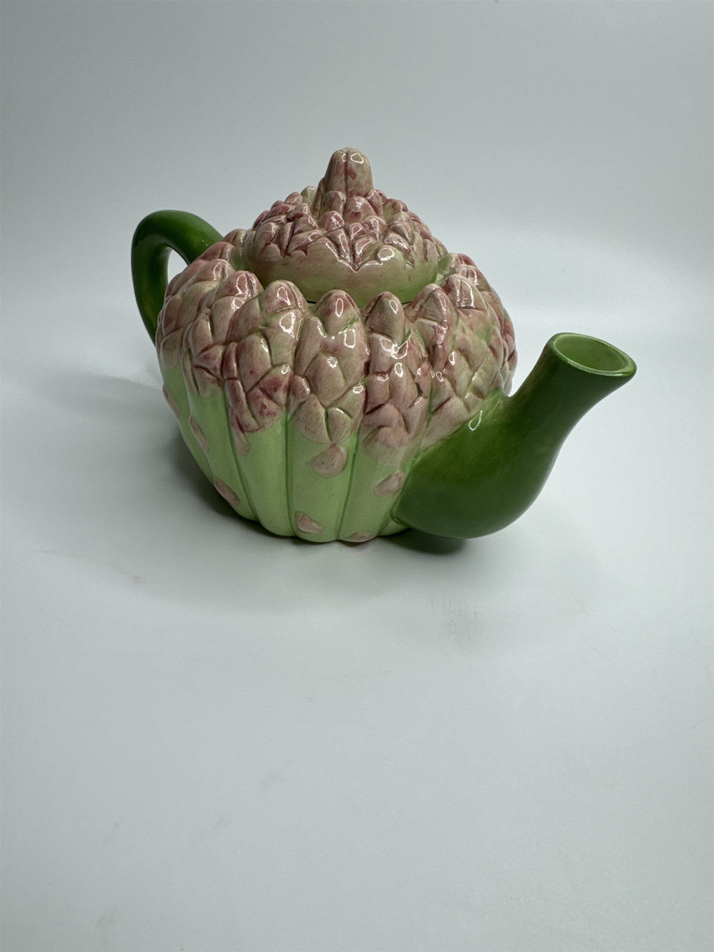 Papel Freelance Two Cup Ceramic Asparagus (Succulent?) Teapot Sri Lanka