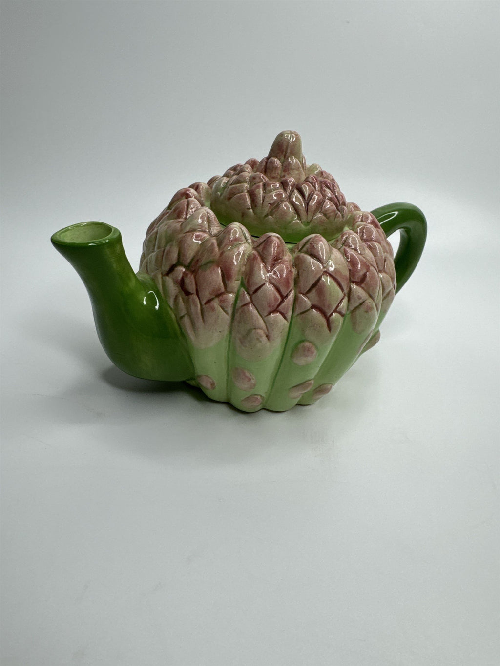 Papel Freelance Two Cup Ceramic Asparagus (Succulent?) Teapot Sri Lanka