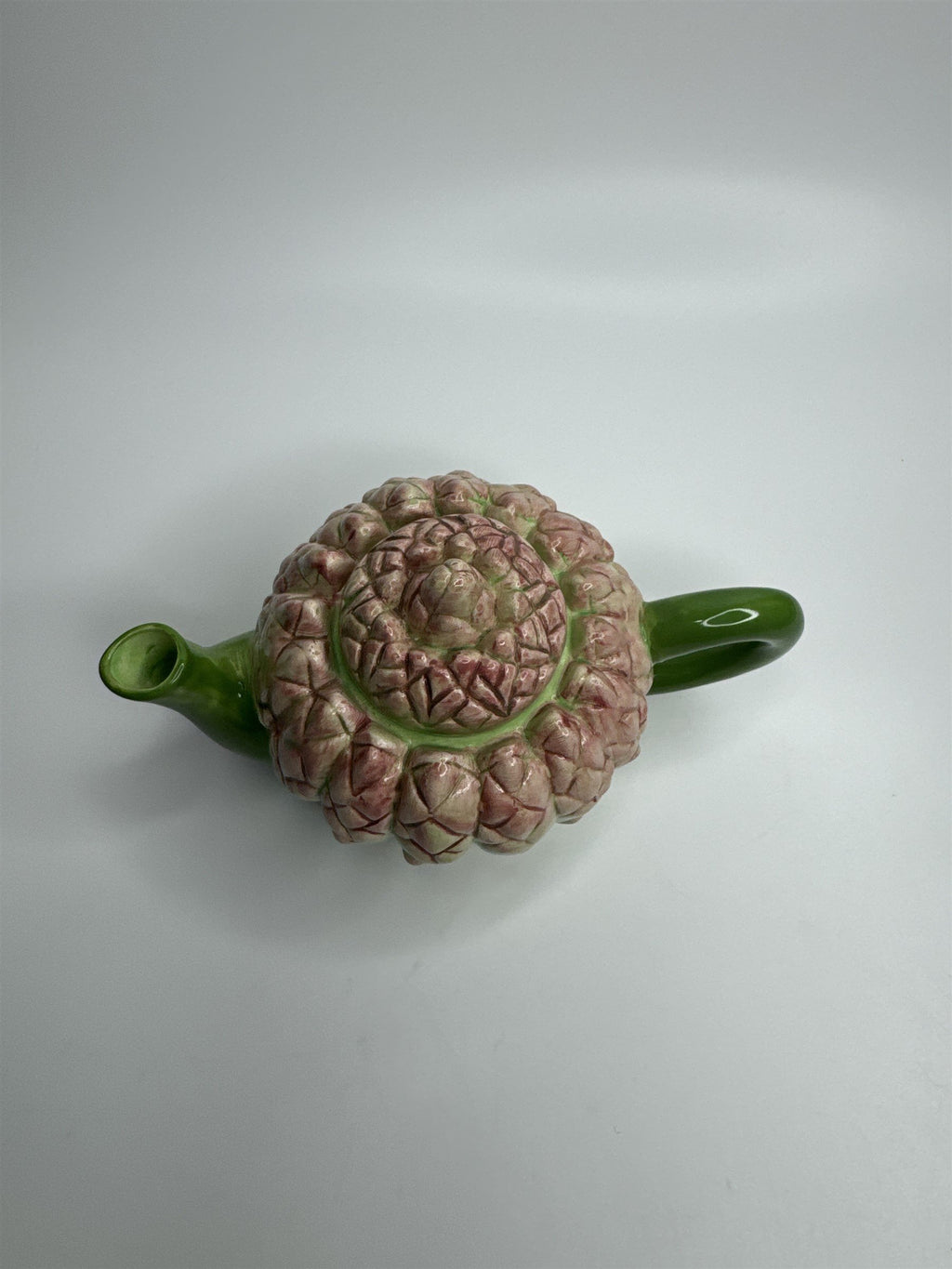 Papel Freelance Two Cup Ceramic Asparagus (Succulent?) Teapot Sri Lanka