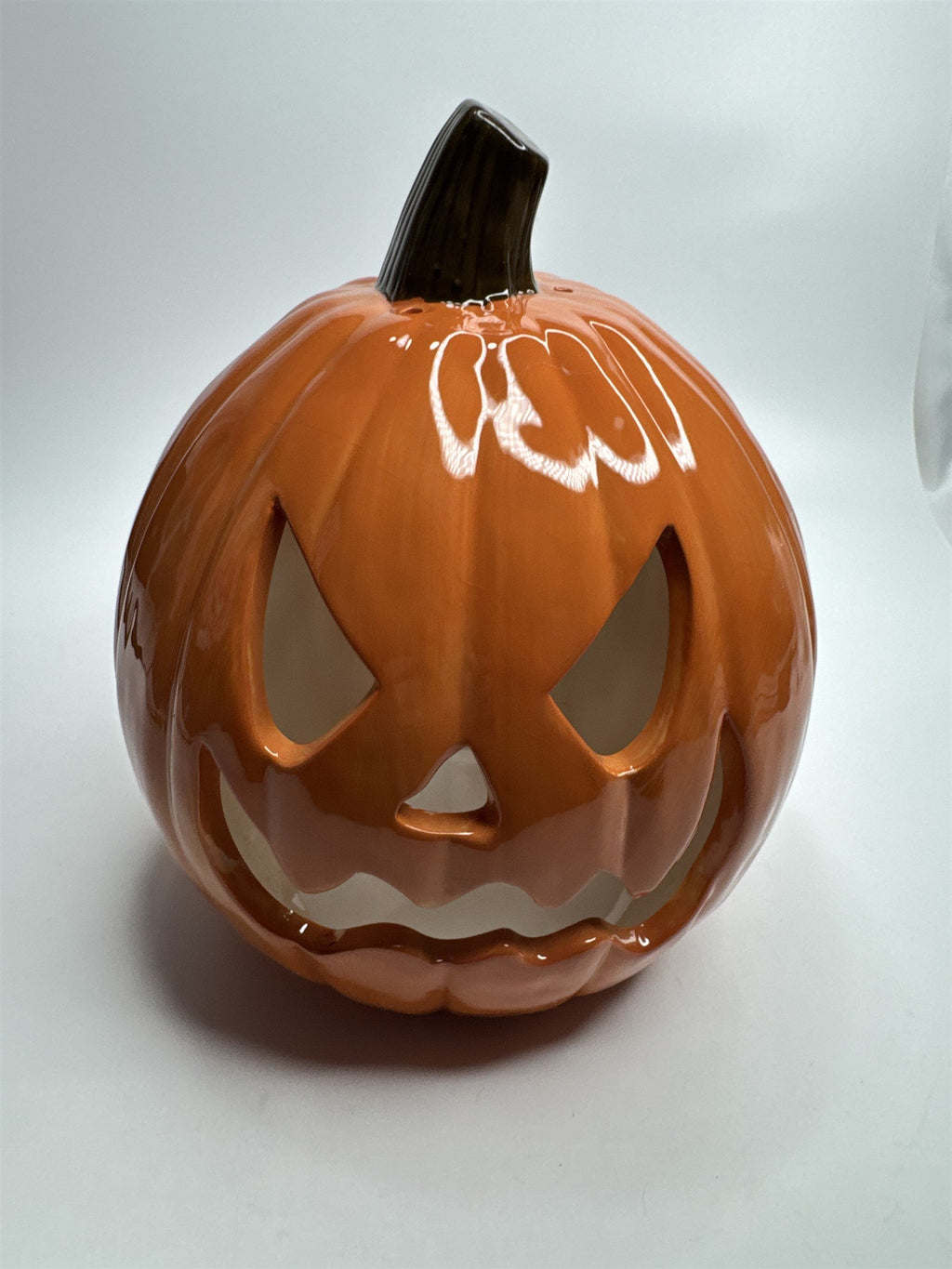 Pink Zebra Silly Scary Jack-O-Lantern Halloween Light Cover w/ Original Box