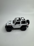 2018 Jeep Wrangler Rubicon White 1:34 Scale Model Car Kinsmart