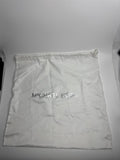 Michael Kors Large Logo White Satin Drawstring Dust Bag for Purses Bags Etc.