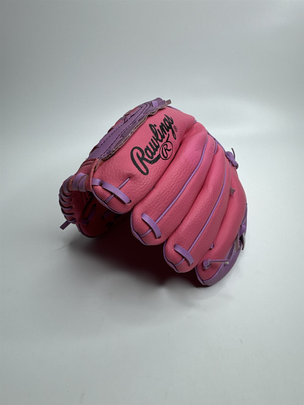 Vintage Rawlings RTB10 10 Inch Pink and Purple Baseball Glove