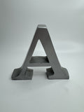 Aluminum Metal Hanging Letter A Decorative Alphabet Medium Rust Finish Hanging