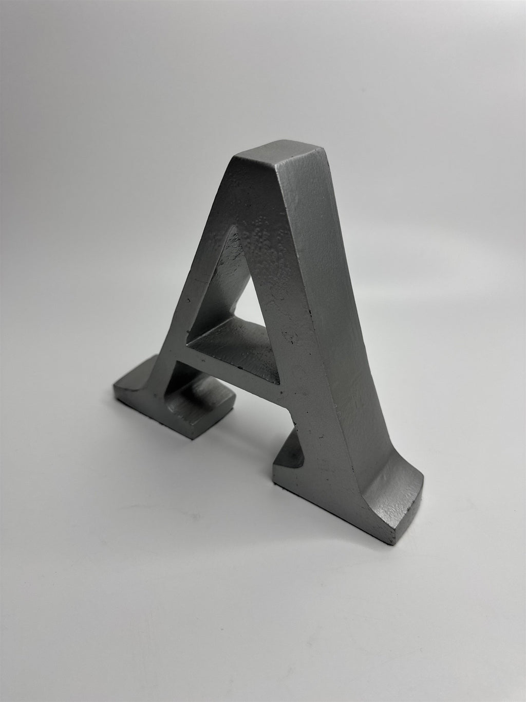 Aluminum Metal Hanging Letter A Decorative Alphabet Medium Rust Finish Hanging
