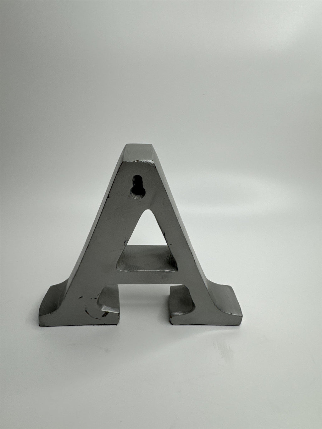 Aluminum Metal Hanging Letter A Decorative Alphabet Medium Rust Finish Hanging