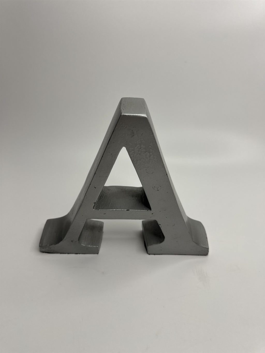 Aluminum Metal Hanging Letter A Decorative Alphabet Medium Rust Finish Hanging