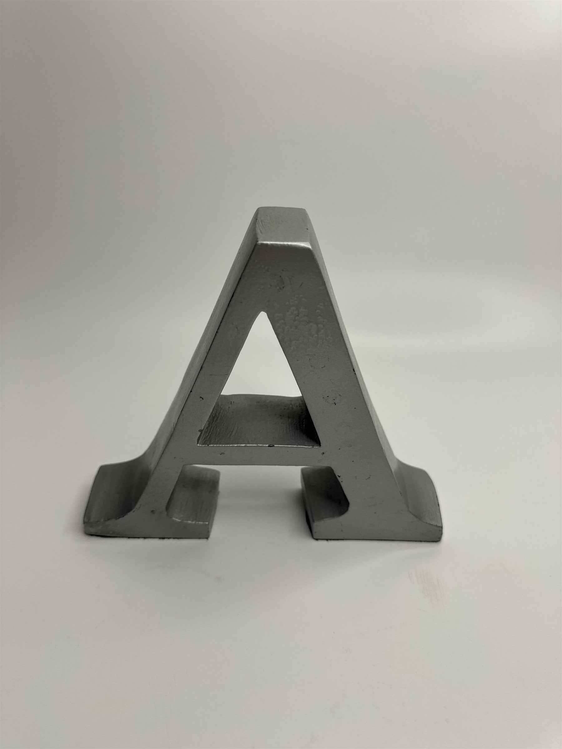 Aluminum Metal Hanging Letter A Decorative Alphabet Medium Rust Finish Hanging