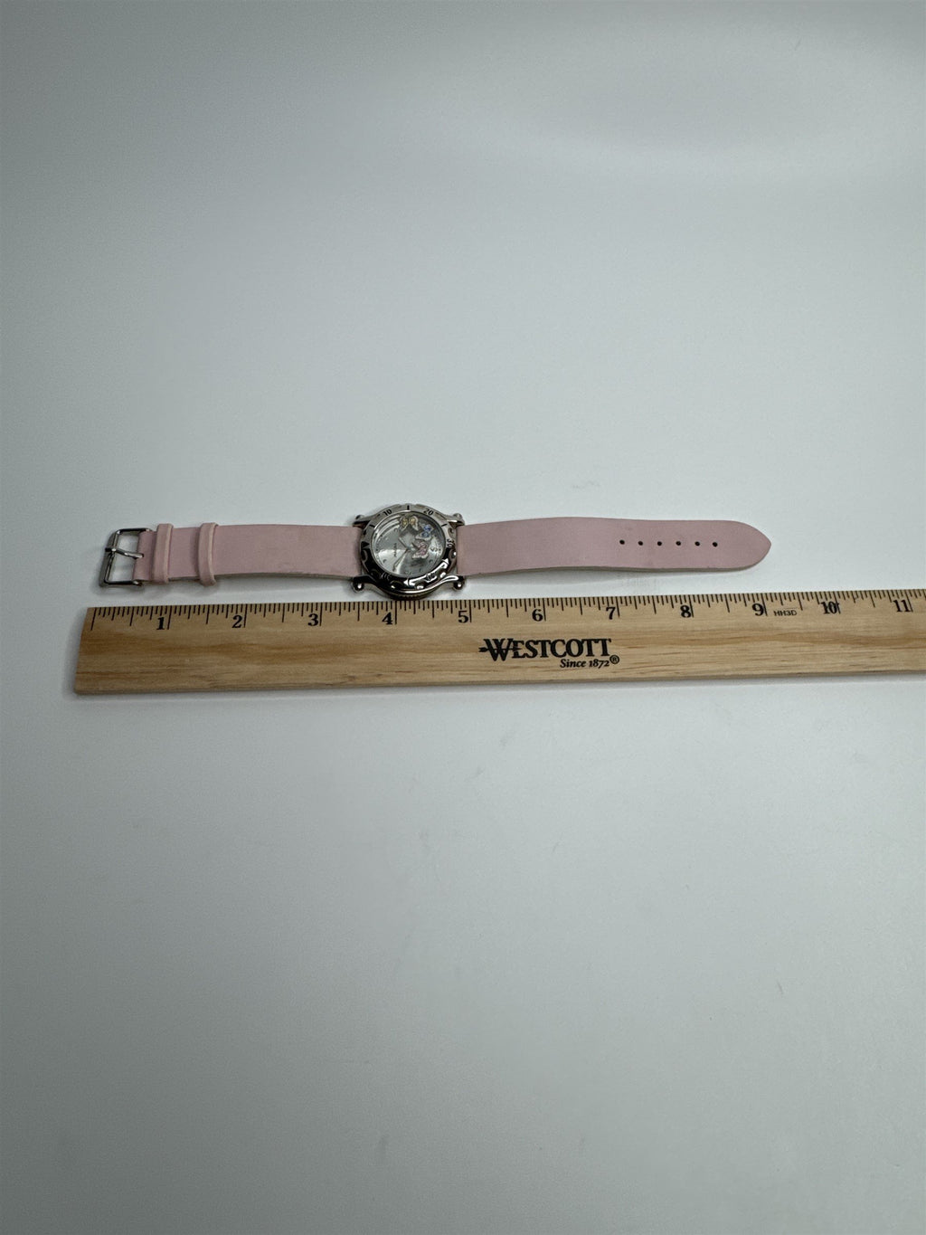 Magna 6774 Stainless Steel Electroplated Water Resistant Pink Butterfly Watch