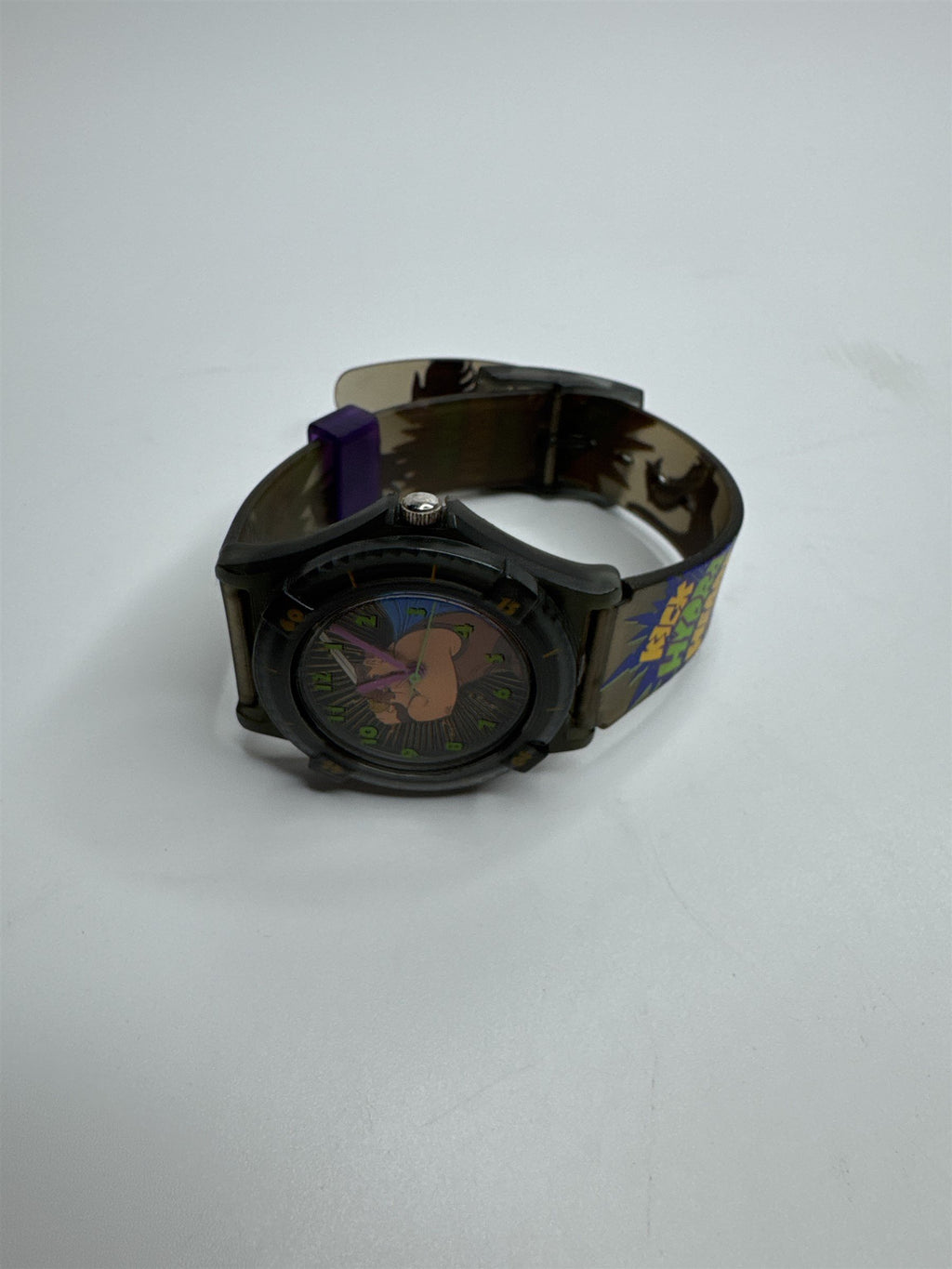 Vintage Kids Disney Hercules Wristwatch Slash Kick Hydra Heads Watr Resistant HK