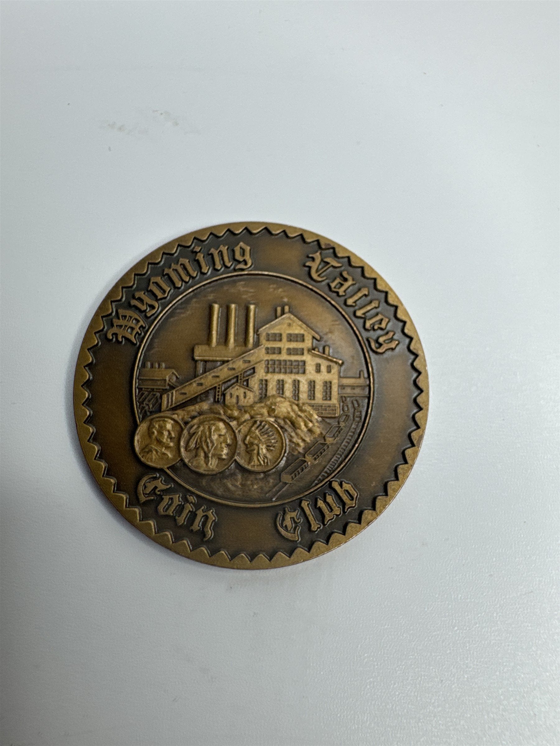 1971 Wyoming Valley Coin Club Coin Queen Esthers Rock Wyoming PA 1778