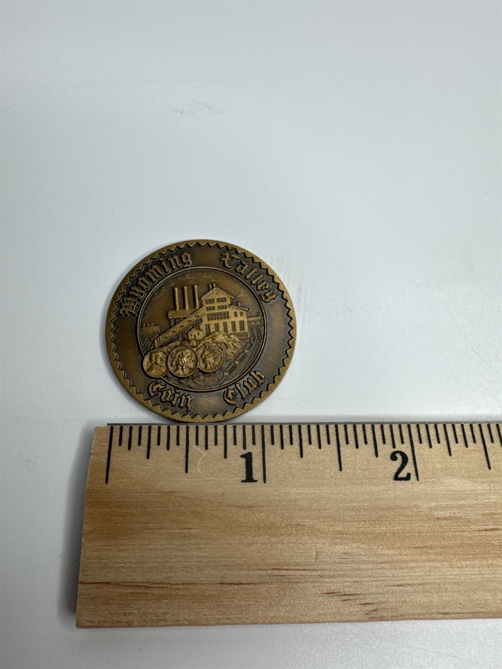 1971 Wyoming Valley Coin Club Coin Queen Esthers Rock Wyoming PA 1778