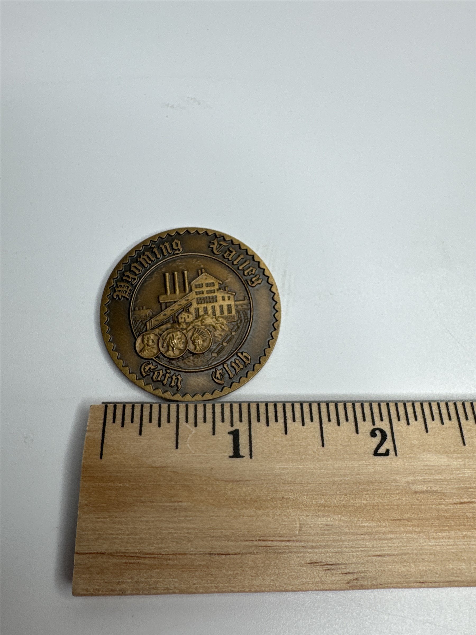 1971 Wyoming Valley Coin Club Coin Queen Esthers Rock Wyoming PA 1778