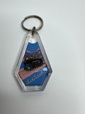 Vintage San Francisco California USA Souvenir Enamel Metal Keychain Keytag *Rust
