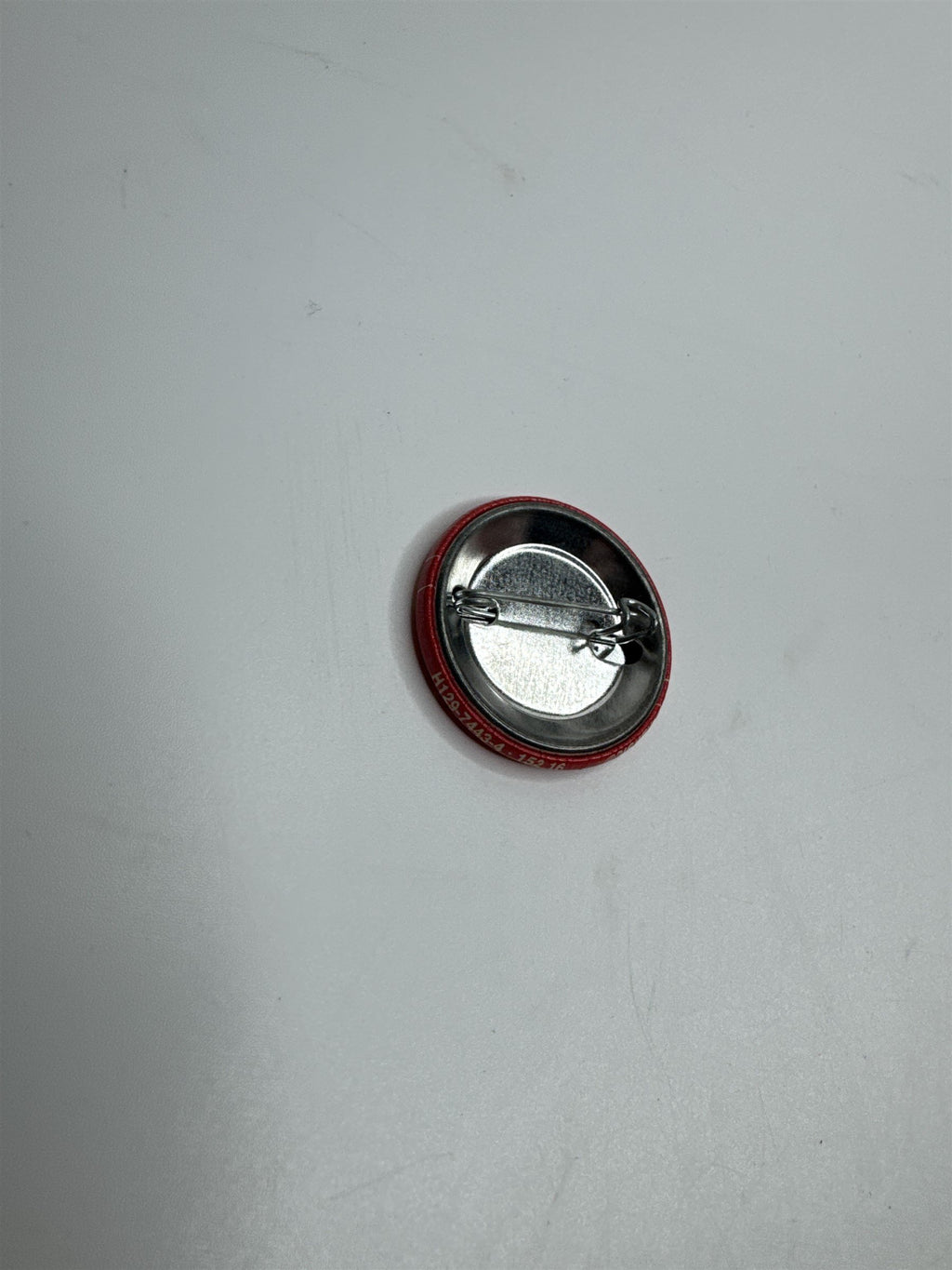 Disney OH BOY Red and Cream Collectible Pin