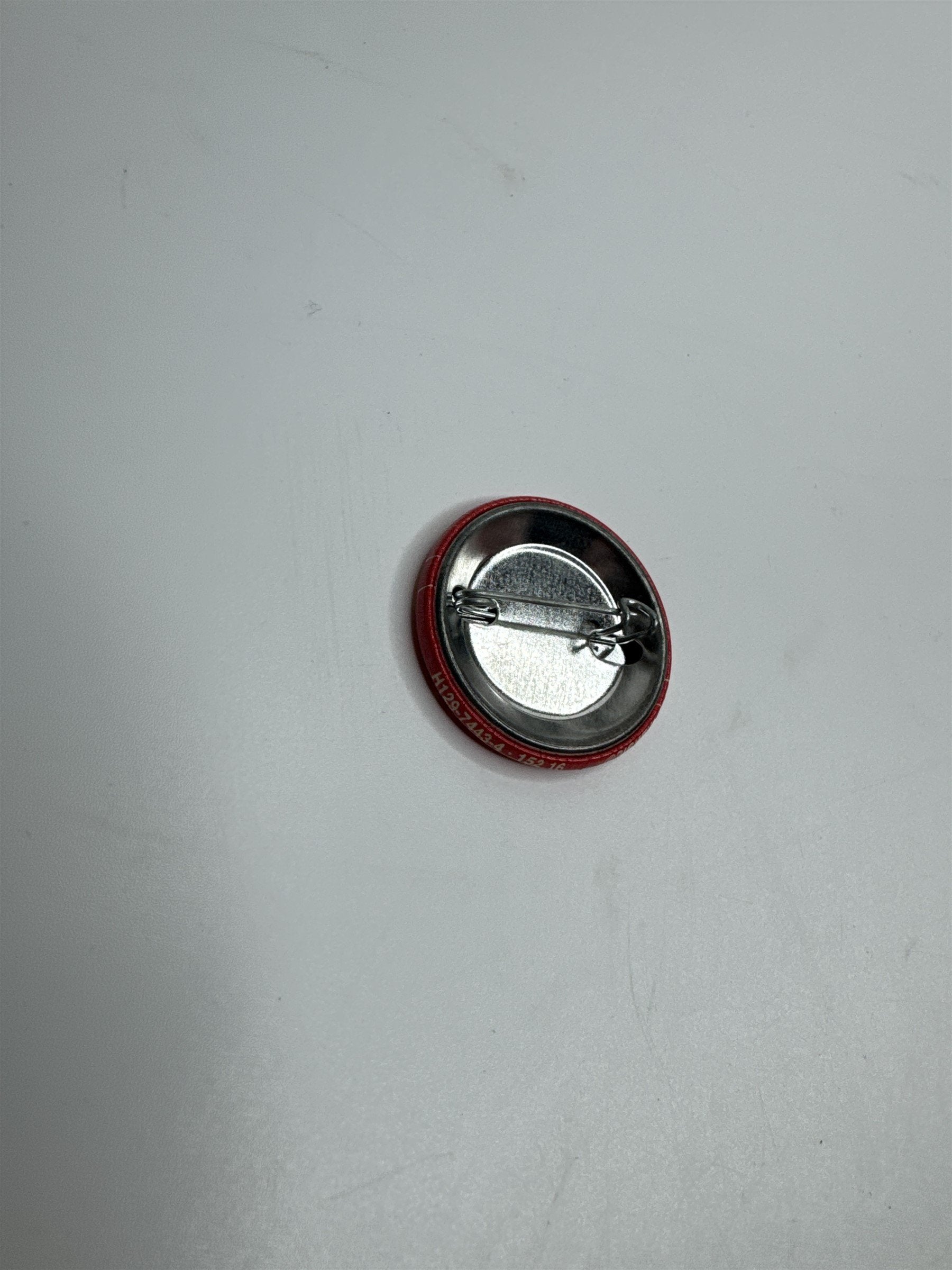 Disney OH BOY Red and Cream Collectible Pin
