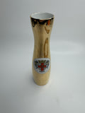 Gold Floral Bud Vase Koblenz Gerold Porzeuak Bavaria PORZELLAN Floral Etch Vase