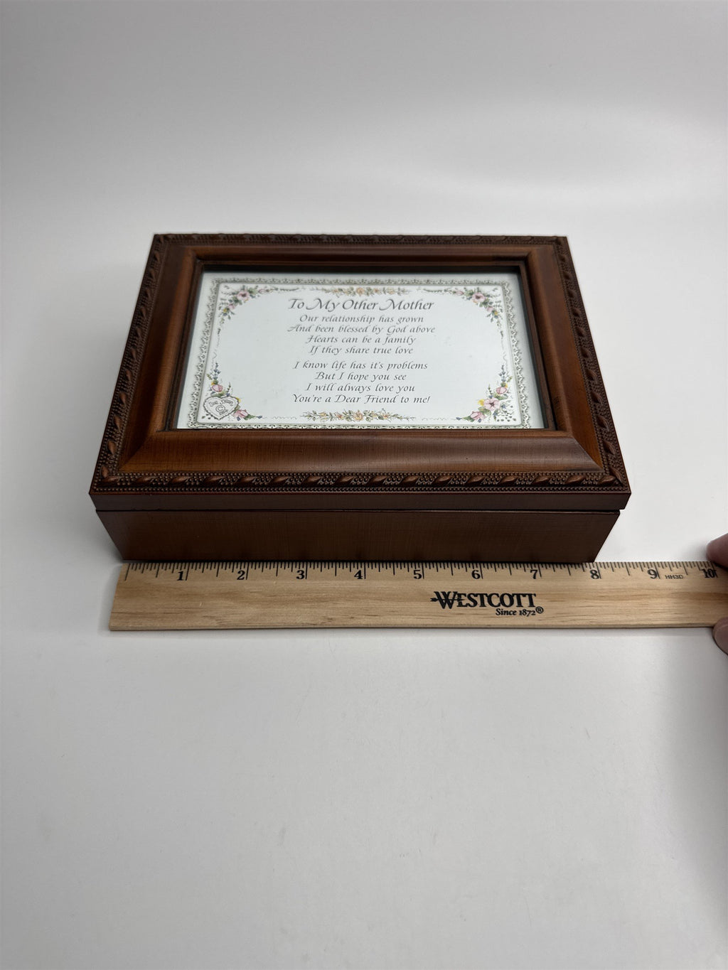 Sanyo "To My Other Mother" Mother's Day Mom Wooden Gift Jewelry Box Music Box