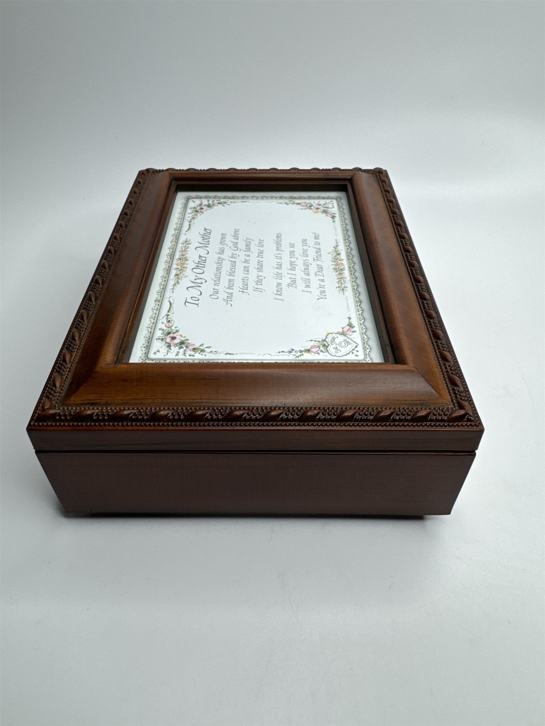 Sanyo "To My Other Mother" Mother's Day Mom Wooden Gift Jewelry Box Music Box