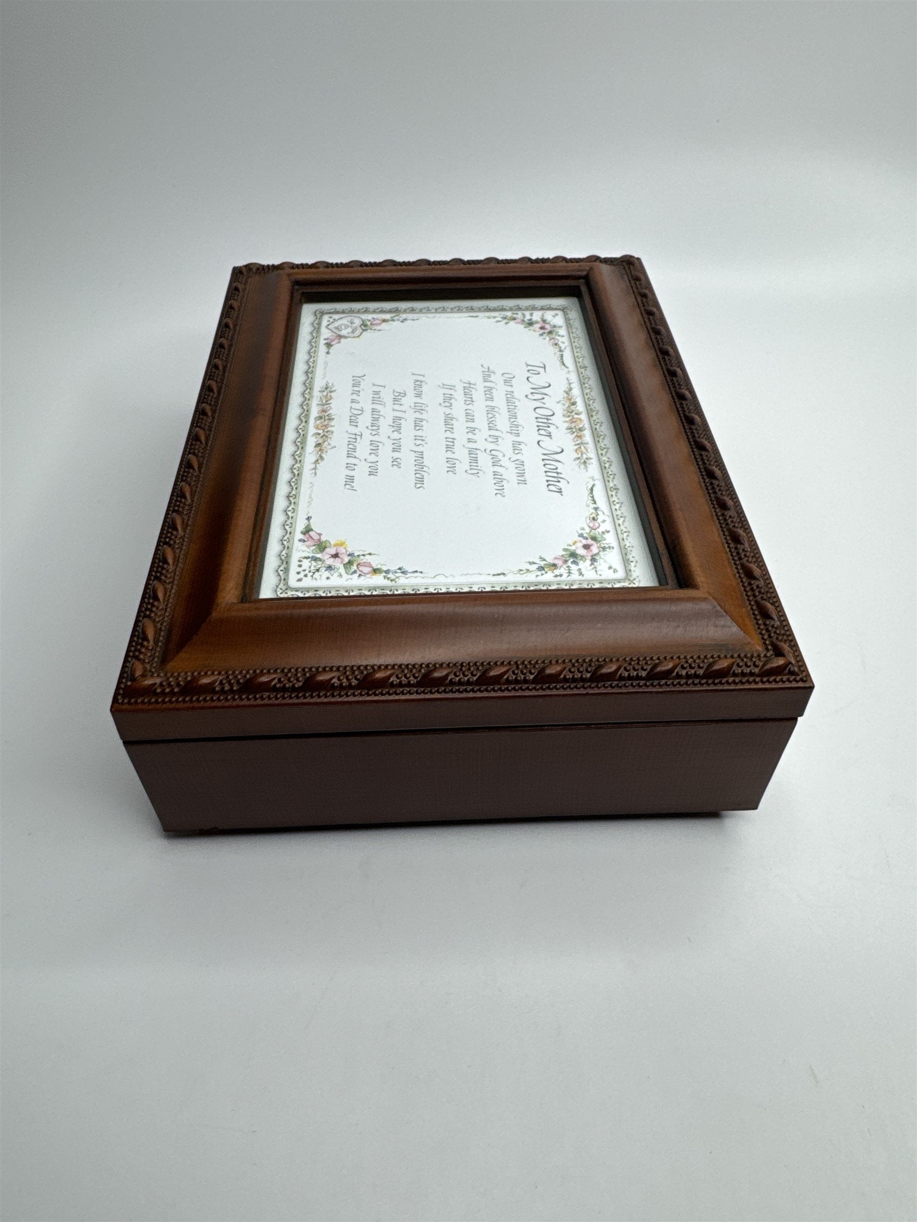 Sanyo "To My Other Mother" Mother's Day Mom Wooden Gift Jewelry Box Music Box
