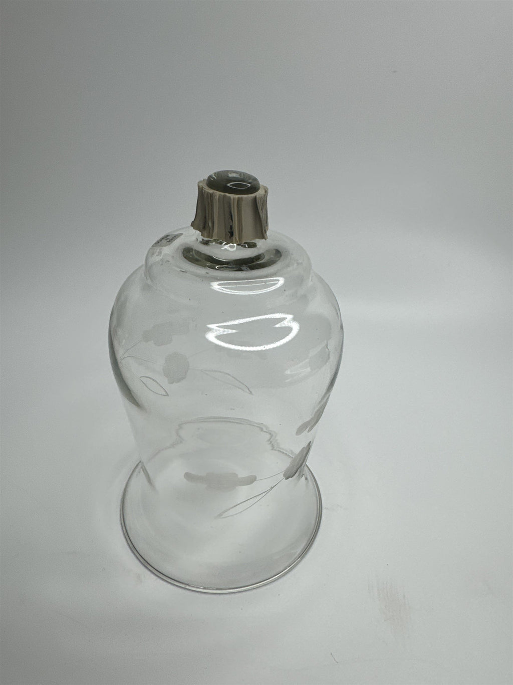 Vintage Homco Home Interiors Peg Votive Candle Holder Etched Flower Floral
