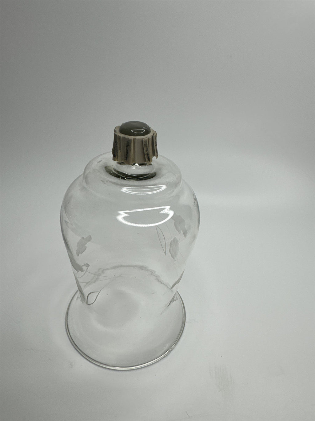 Vintage Homco Home Interiors Peg Votive Candle Holder Etched Flower Floral