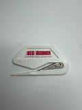 Vintage Red Runner Letter Opener Martor-Polycut Colingen Germany Advertising