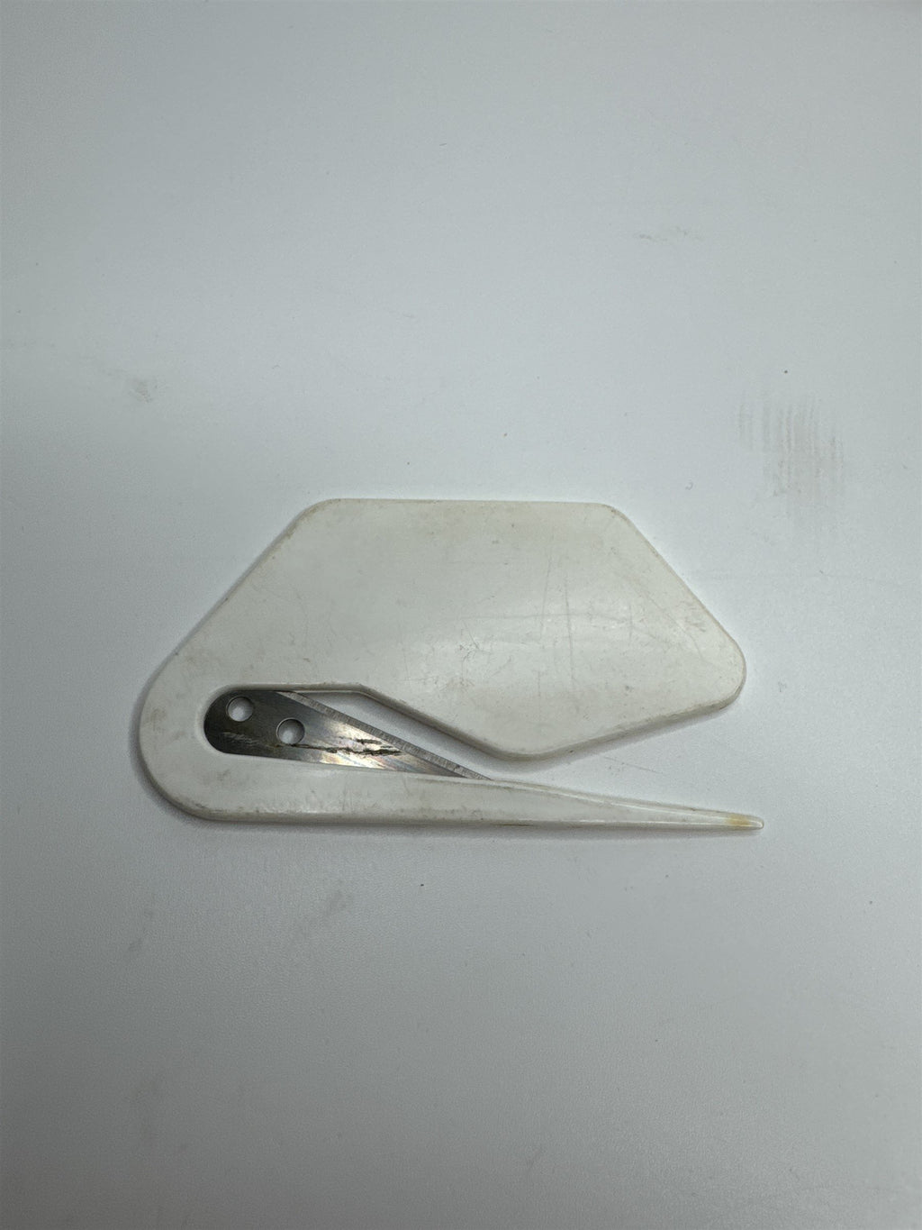 Vintage Red Runner Letter Opener Martor-Polycut Colingen Germany Advertising