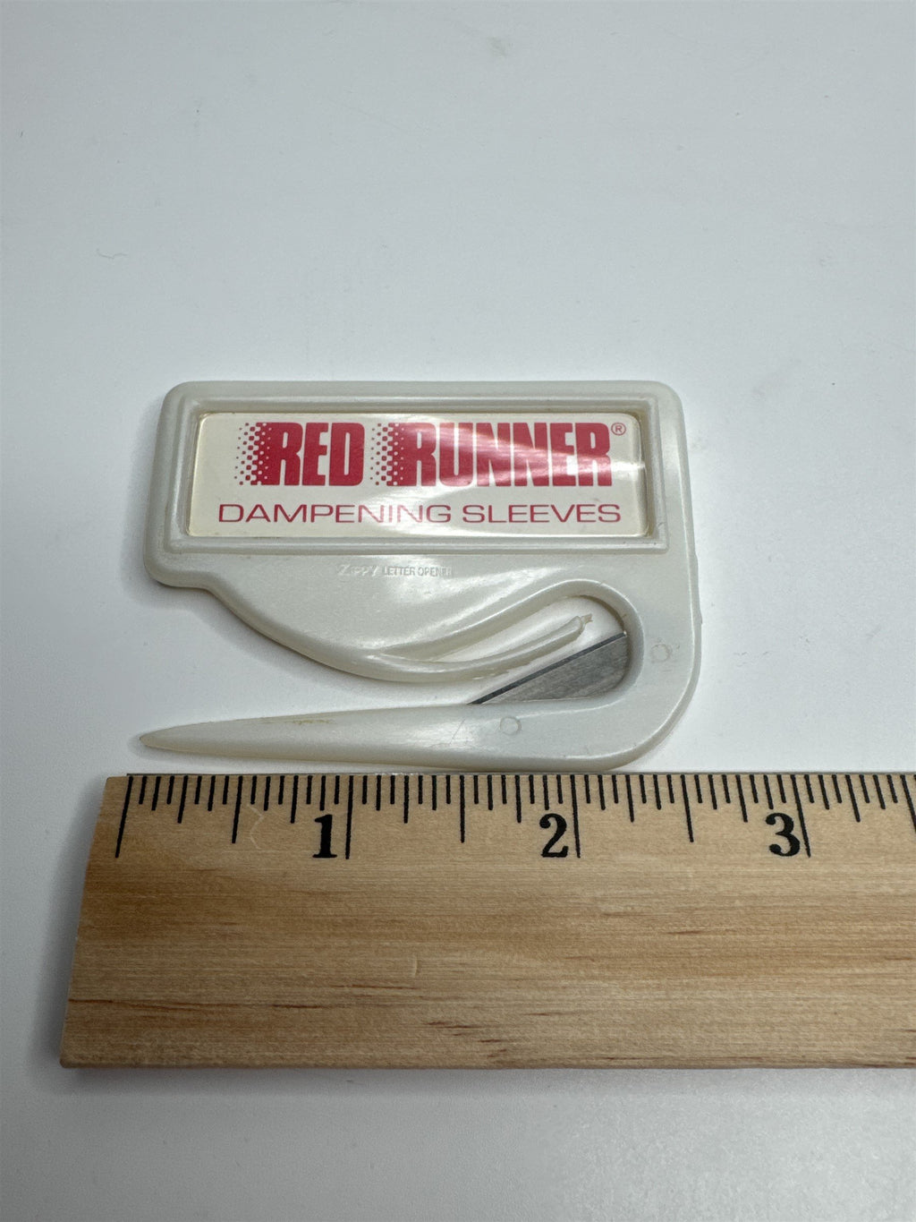 Vintage Red Runner Letter Opener Zippy USA Advertising Promo Envelope Opener