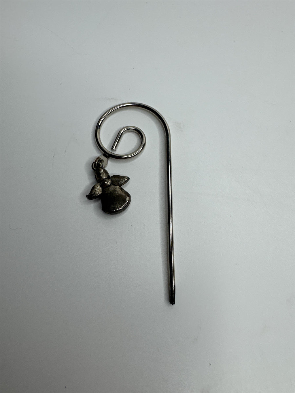 Vintage Metal Angel Charm Spiral Bookmark