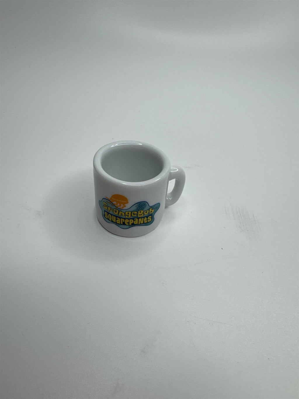 Vintage SpongeBob SquarePants Miniature 1-1/4" Coffee Mug /w Patrick Starfish