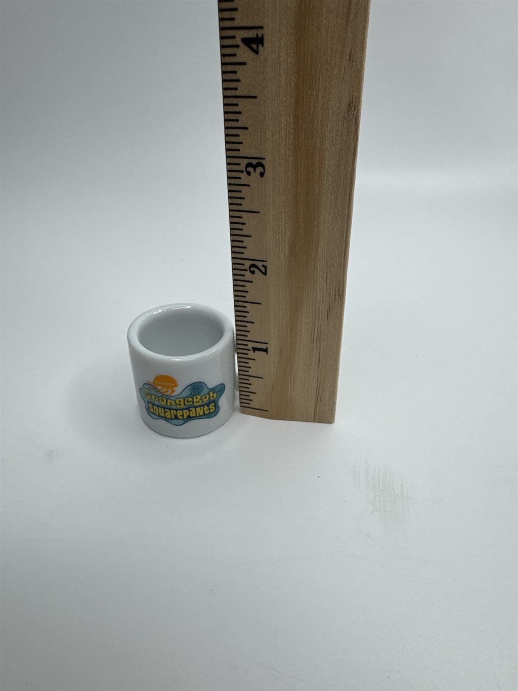 Vintage SpongeBob SquarePants Miniature 1-1/4" Coffee Mug /w Patrick Starfish