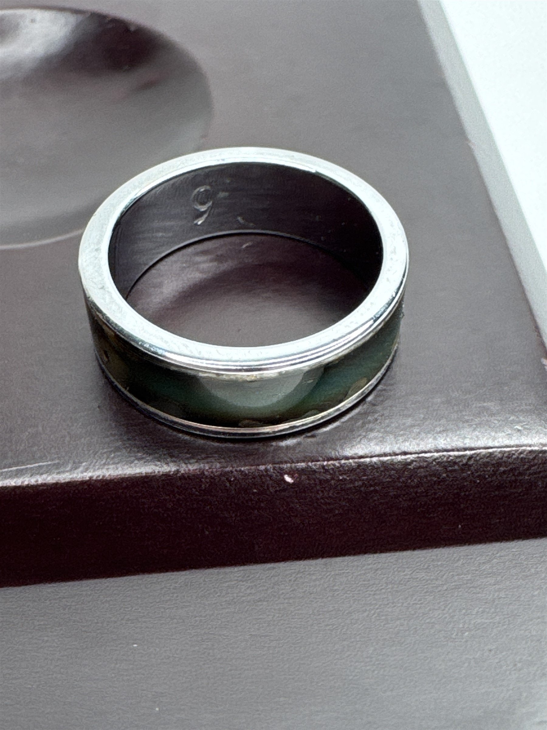 Vintage Color Changing Crackled from Age Mood Ring Size US 5.5