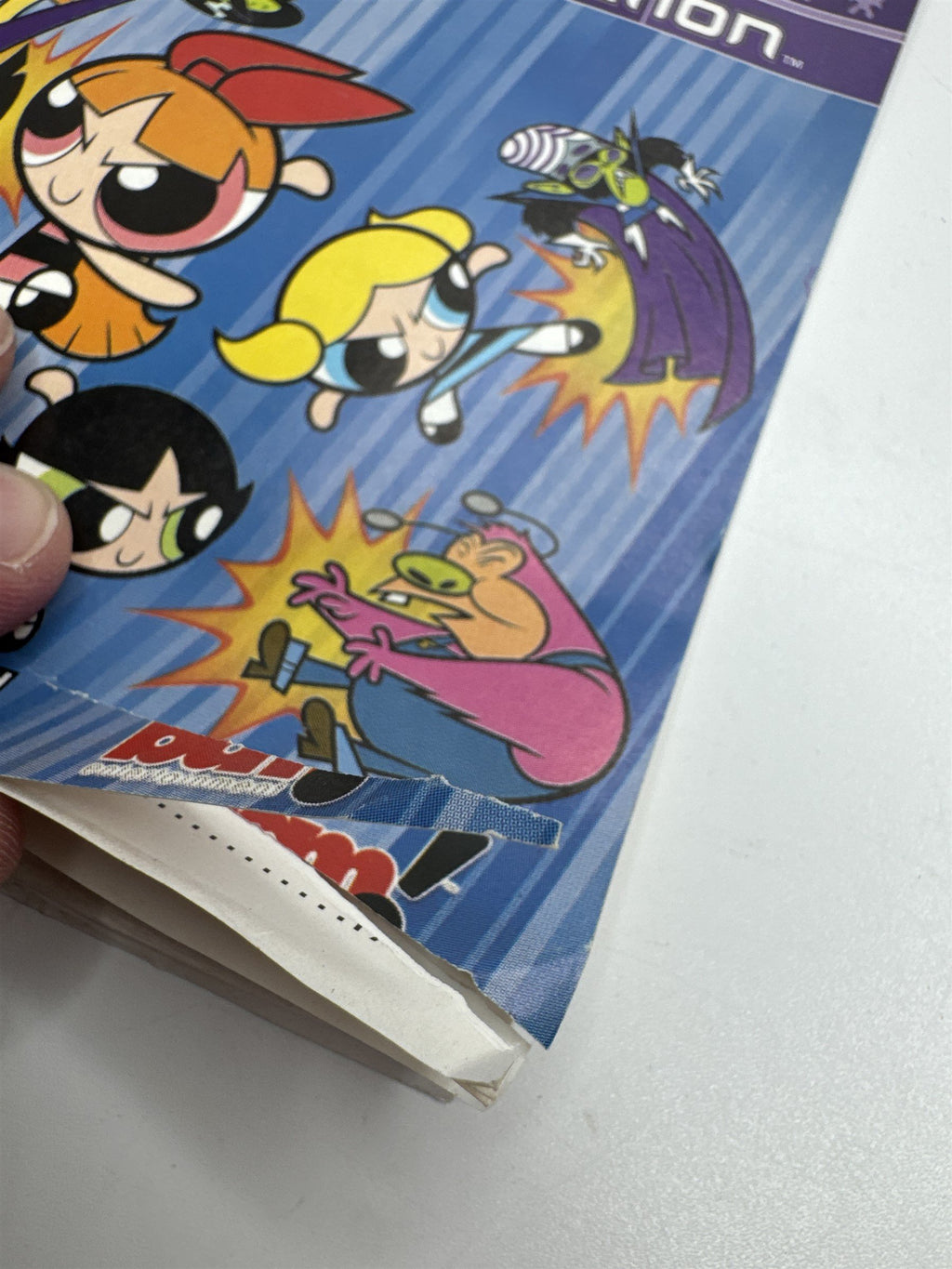 Vintage PlayStation The Powerpuff Girls Chemical X-Traction Instructions *Torn*