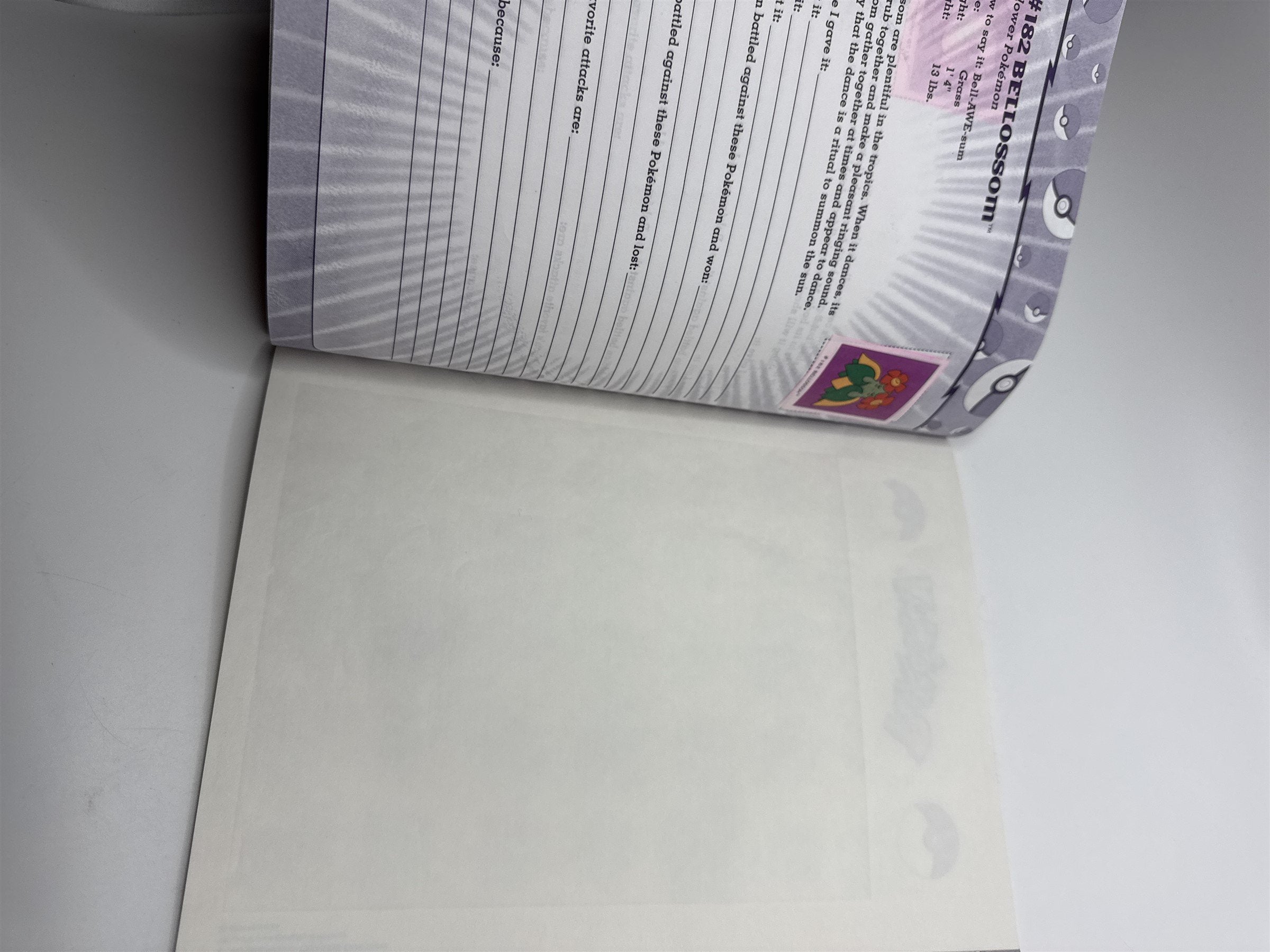 Vintage 2000 The Official Pokemon Collector's Sticker Book 2 (Used Stickers)
