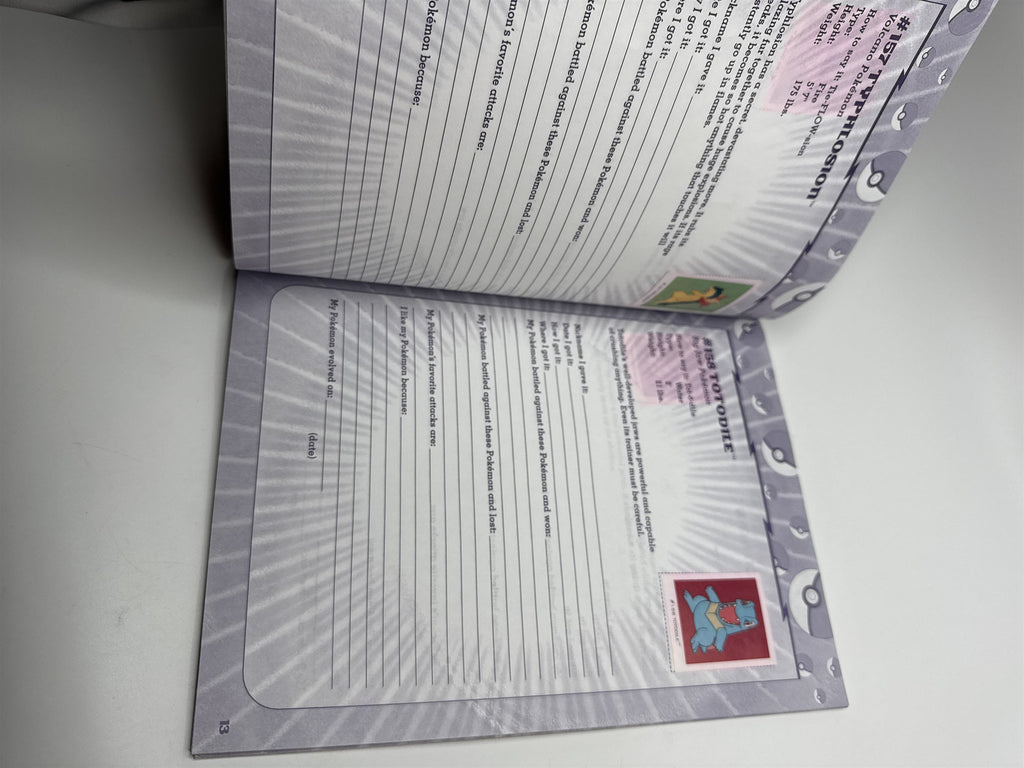 Vintage 2000 The Official Pokemon Collector's Sticker Book 2 (Used Stickers)