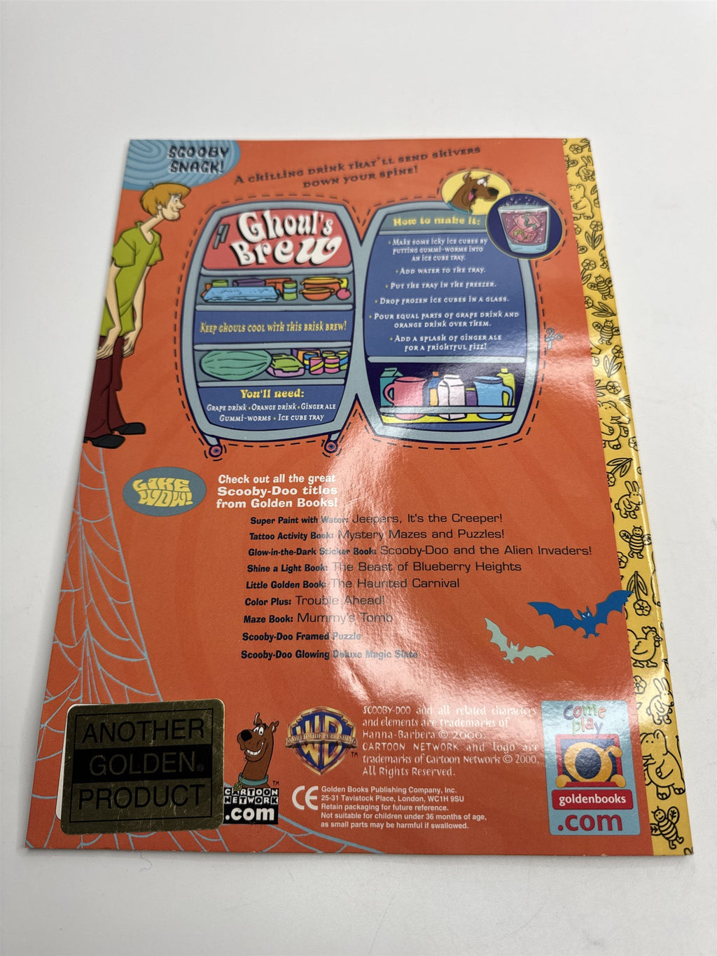 Vintage Scooby Doo Readers Children's Books Ghoul's Inn Sticker Book (Used Stix)